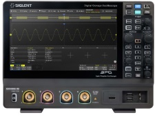 Siglent SDS1104X HD The SDS1104X HD is a 4 Channel, 100 MHz, 100 MPts, 2 GS/s digital