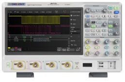 Siglent SDS5034X The SDS5034X is a 4 Channel, 350 MHz, 250 MPts, 5 GS/s digital oscillosco