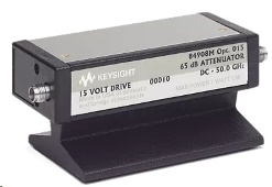 Keysight Technologies 84908M The 84908M is a 50 GHz step attenuator from Keysight