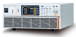 Instek ASR-3400HF The ASR-3400HF is a 20 A, 500 Hz, 1 Phase, 4 kVA, 570 V ac source from