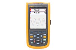 Fluke 124B/NA The 124B/NA is a 40 MHz, 2 channel  Handheld Digital Oscilloscopenbsp;