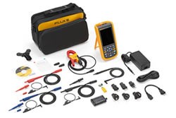 Fluke 124B/NA/S The 124B/NA/S is a 40 MHz, 2 channel  Handheld Digital Oscilloscopenbsp;