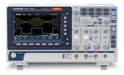 Instek GDS-1102B The GDS-1102B is a 100 MHz, 2 channel digital oscilloscope from Instek.