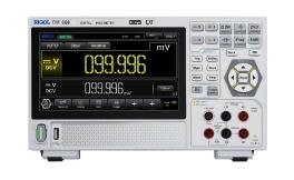 Rigol DM858 The DM858 is a 70 V, 70 V, 5.5 Digit, Bench multimeter from Rigol.