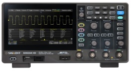 Siglent SDS814X HD The SDS814X HD is a 4 Channel, 100 MHz, 50 MPts, 2 GS/s digital