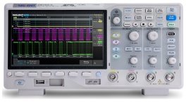 Siglent SDS1104X-U The SDS1104X-U is a 4 Channel, 100 MHz, 14 MPts, 1 GS/s digital