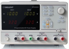 Siglent SPD3303C The SPD3303C is a 3 A, 32 V, 220 W dc power supply from Siglent.