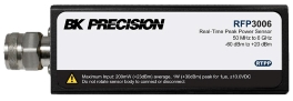 BK Precision RFP3006 The RFP3006 is a 6 GHz, 200 mW rf sensor from BK Precision.