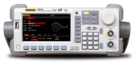 Rigol DG5101 The DG5101 is a 100 MHz arbitrary waveform generator from Rigol.