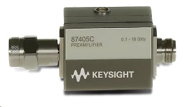 Keysight Technologies 87405C The 87405C is a 18 GHz preamplifier from Keysight Technologie