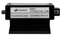 Keysight Technologies 84907L The 84907L is a 40 GHz step attenuator from Keysight