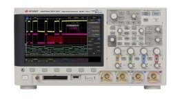 Keysight Technologies DSOX3024T The DSOX3024T is a 4 Channel, 100 MHz, 4 MPts, 5 GS/s